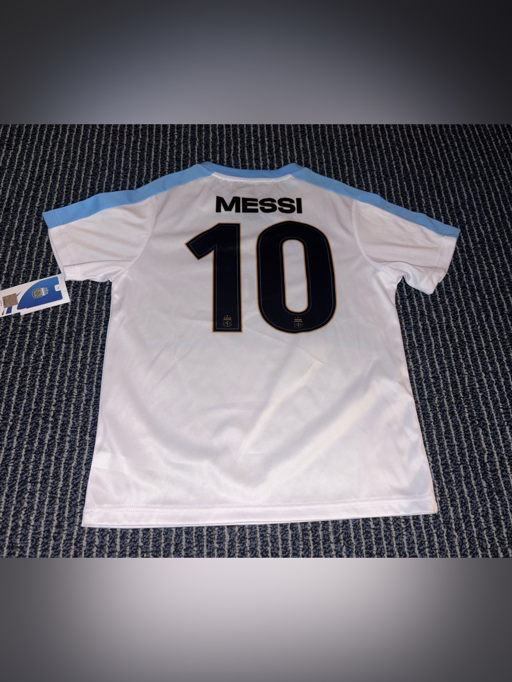NWT ​#10 Lionel Messi Jersey YOUTH 14/16 Large Argentina Officially Licensed